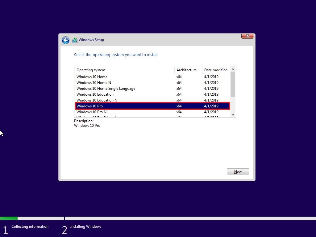 Pilih Produk Cara Install Windows 10 6