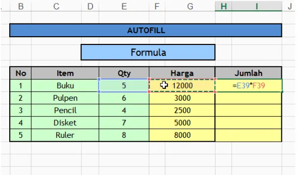 autofill data formula
