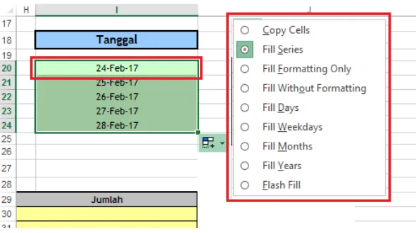 How to Sort Date Using Excel AutoFill