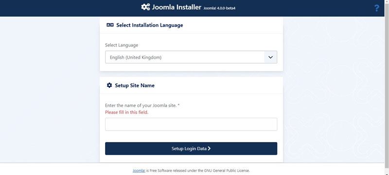 Cara instal Joomla 4 di web server lokal XAMPP