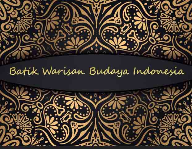 Batik merupakan pakaian identitas bagi suku
