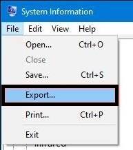 membuat laporan informasi spesifikasi komputer windows 10