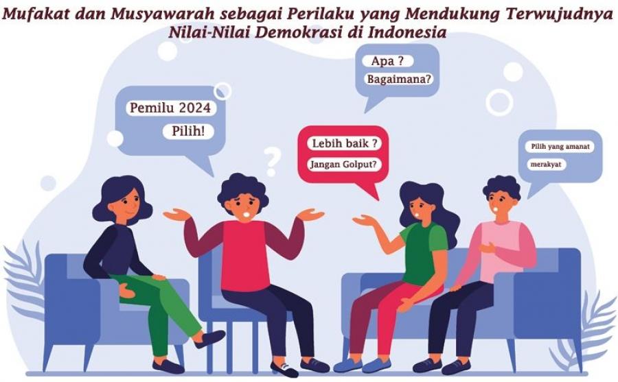 Perilaku Yang Mendukung Terwujudnya Nilai Nilai Demokrasi Di Indonesia Perilaku Yang Mendukung Terwujudnya Nilai Nilai Demokrasi Di Indonesia