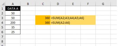 How to Calculate Cell Tables in Excel 2016 Using SUM Formulas