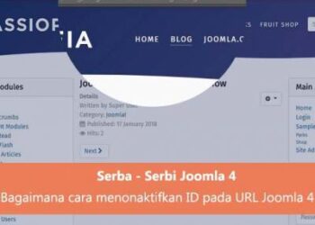 Bagaimana Cara Menghilangkan ID Pada URL Joomla 4
