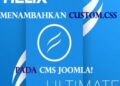 Cara Menambahkan Custom CSS ke Situs Berbasis Joomla