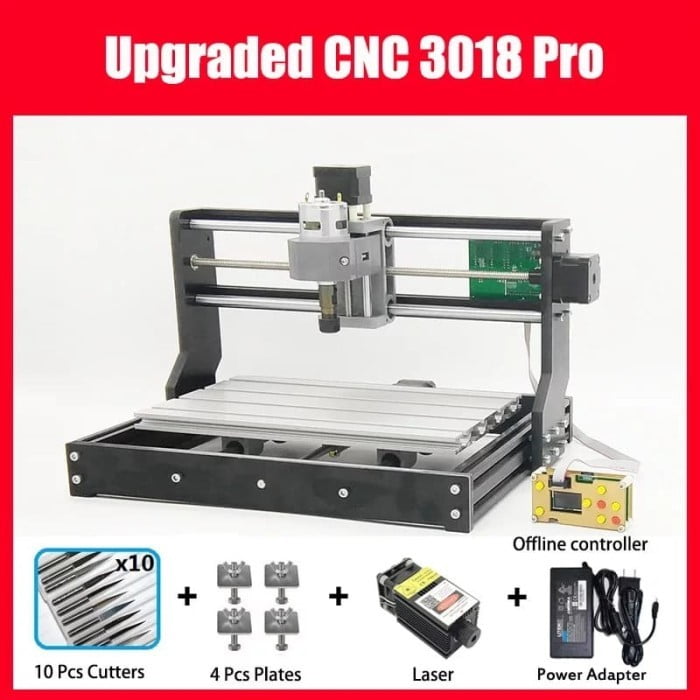 Rekomendasi dan Harga Best Seller CNC Printer 3D Laser Engraving Machine Laser CNC 3018 Pro